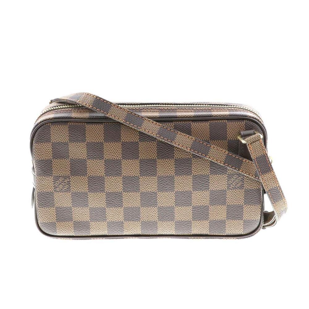 LOUIS VUITTON Pochette Marly Bandolier Bag Shoulder Messenger Brown